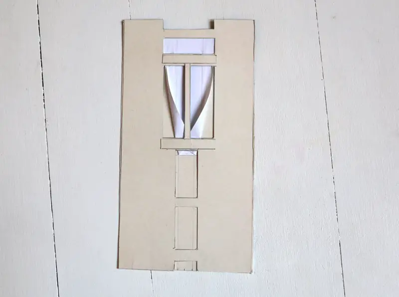DIY appareil à biais en papier cartonné - étape n°6