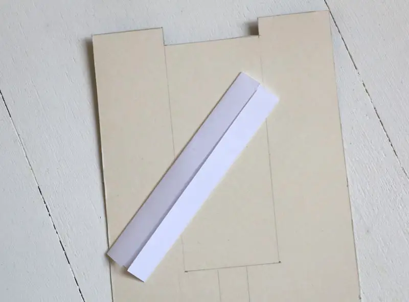 DIY appareil à biais en papier cartonné - étape n°2