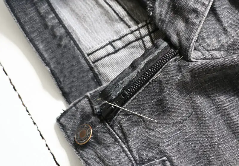 Remplacer la fermeture à glissières d'un pantalon - étape n°3