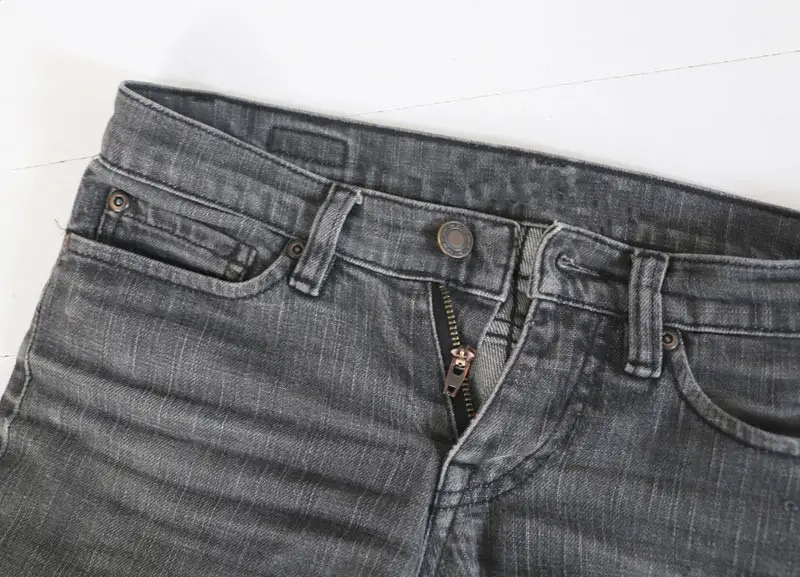 FERMETURE eclair à glissière 12 cm Coloris BLANC pantalon jeans REF 1904/12/50