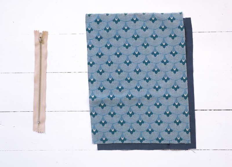 pieces pochette trapeze