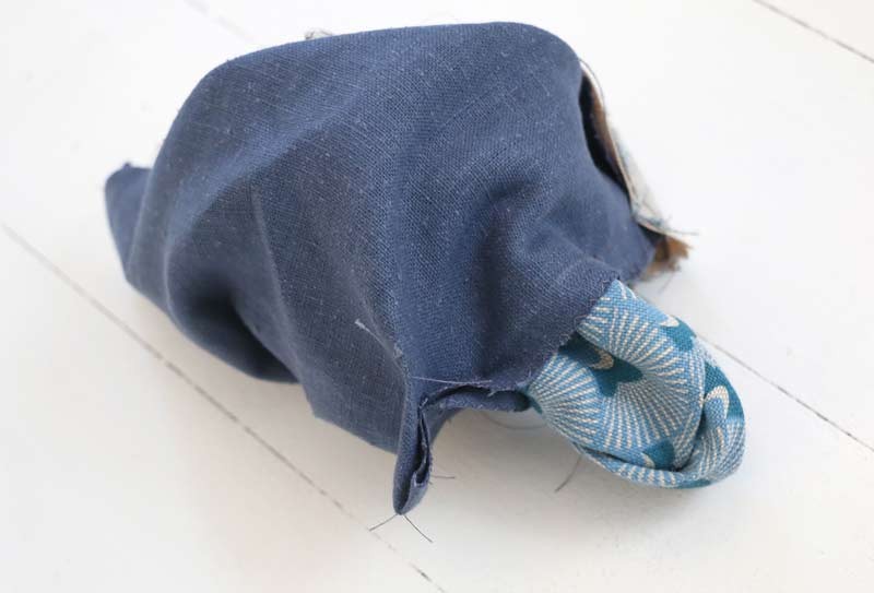 pochette trapeze retourner