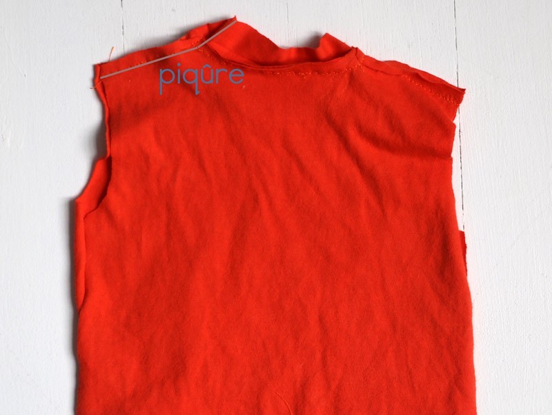 piqure epaule encolure