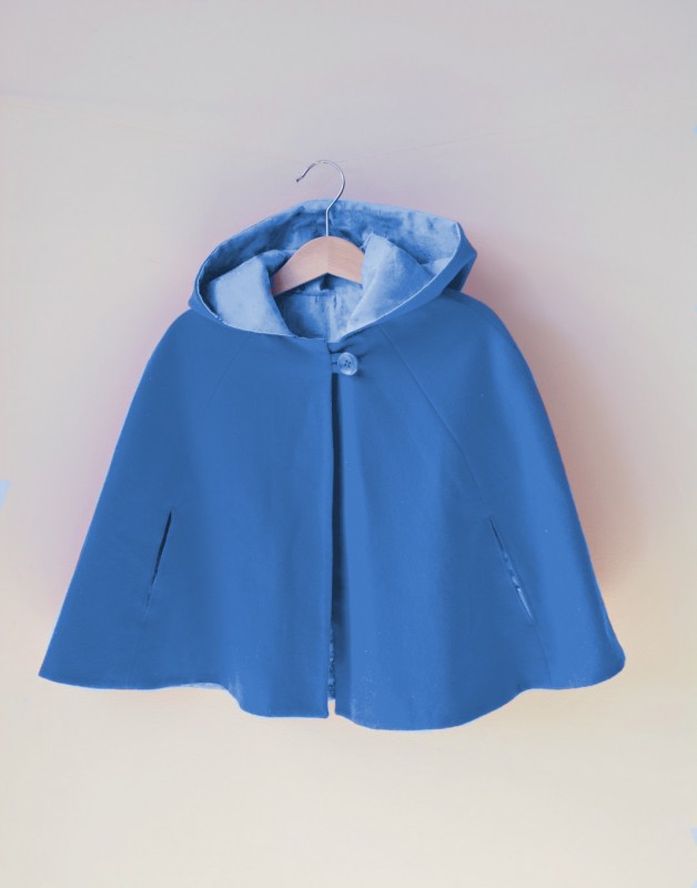 cape-bleue image Cape / poncho Pome, enfants