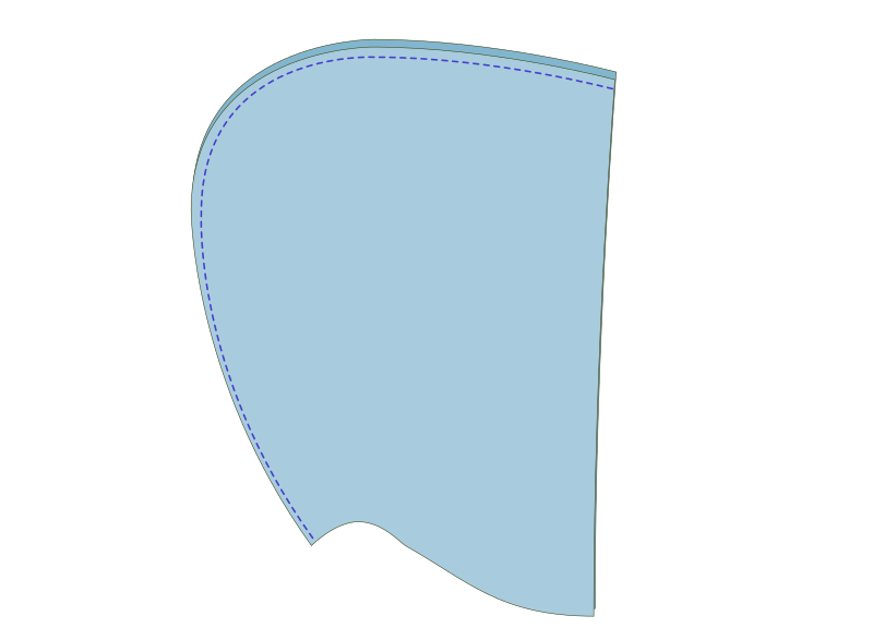 Cape / poncho Pome, enfants - étape n°4