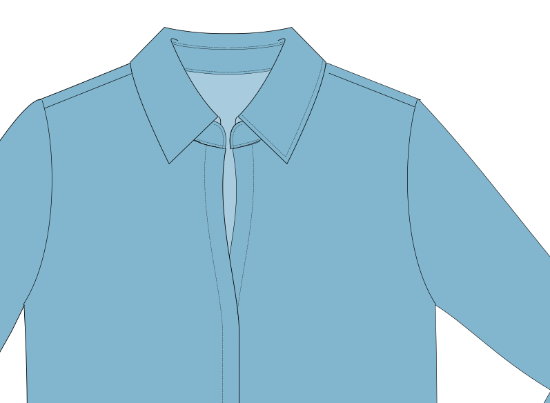 Robe chemise Charline - étape n°9
