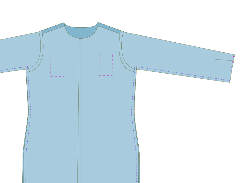 Robe chemise Charline - étape n°7