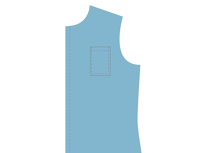 Robe chemise Charline - étape n°3