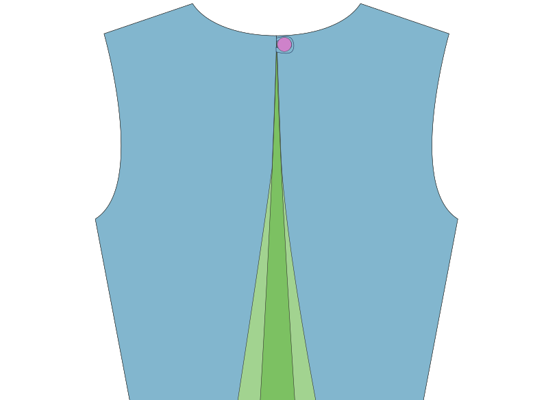 Top peplum Pepita - étape n°7 Top peplum Pepita - étape n°7