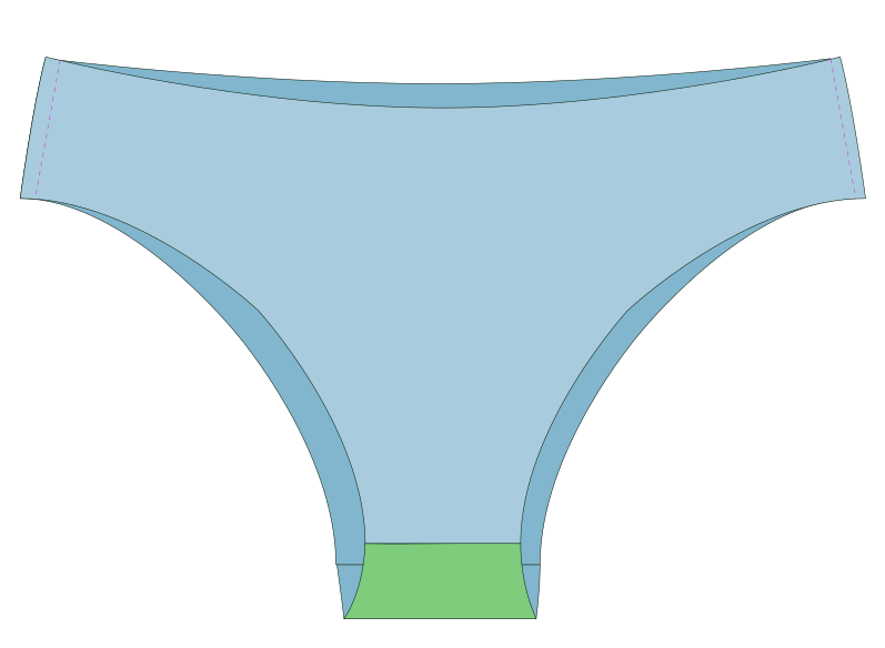 Culotte taille basse femme Cassia - étape n°6