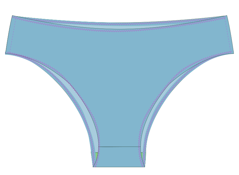 Culotte taille basse femme Cassia - étape n°8