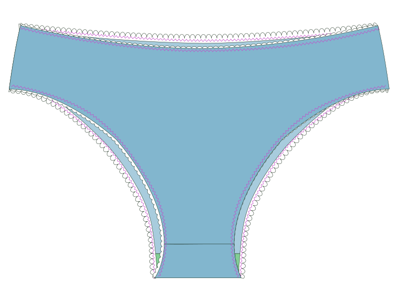 Culotte taille basse femme Cassia - étape n°10