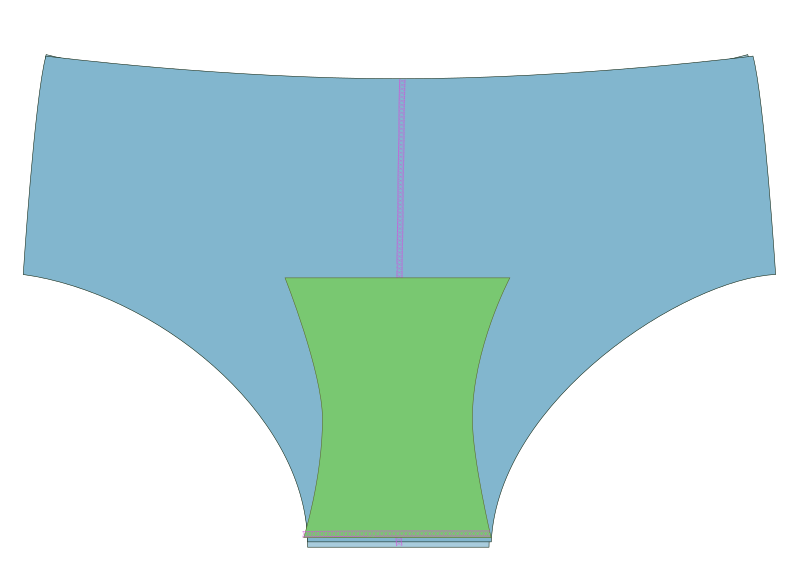 Boyshorts femme - étape n°3
