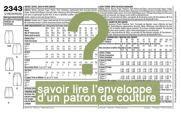 Comment lire l’enveloppe d’un patron