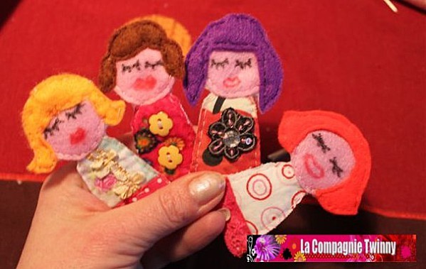 barrette Barrettes petites poupées