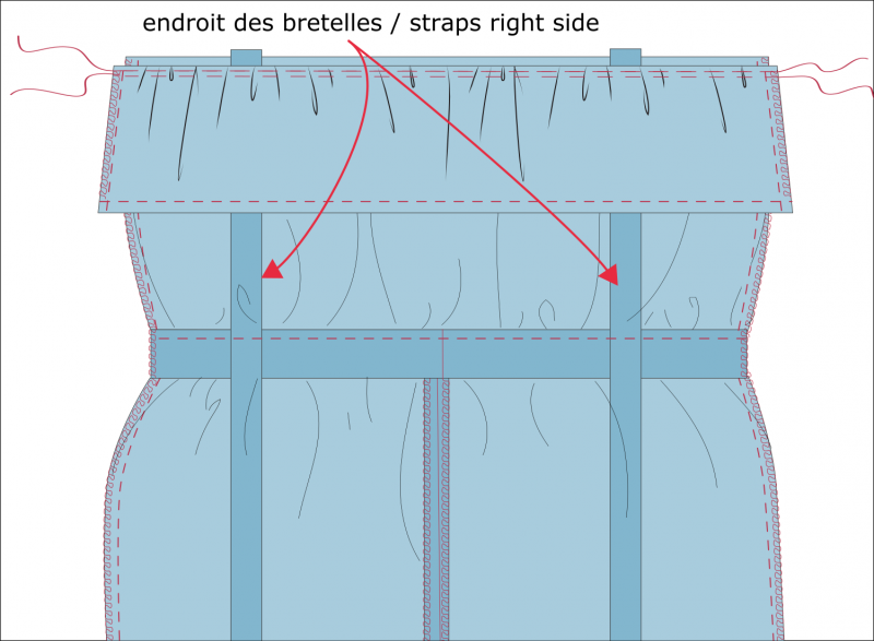 Combinaison volantée Constantina - étape n°9