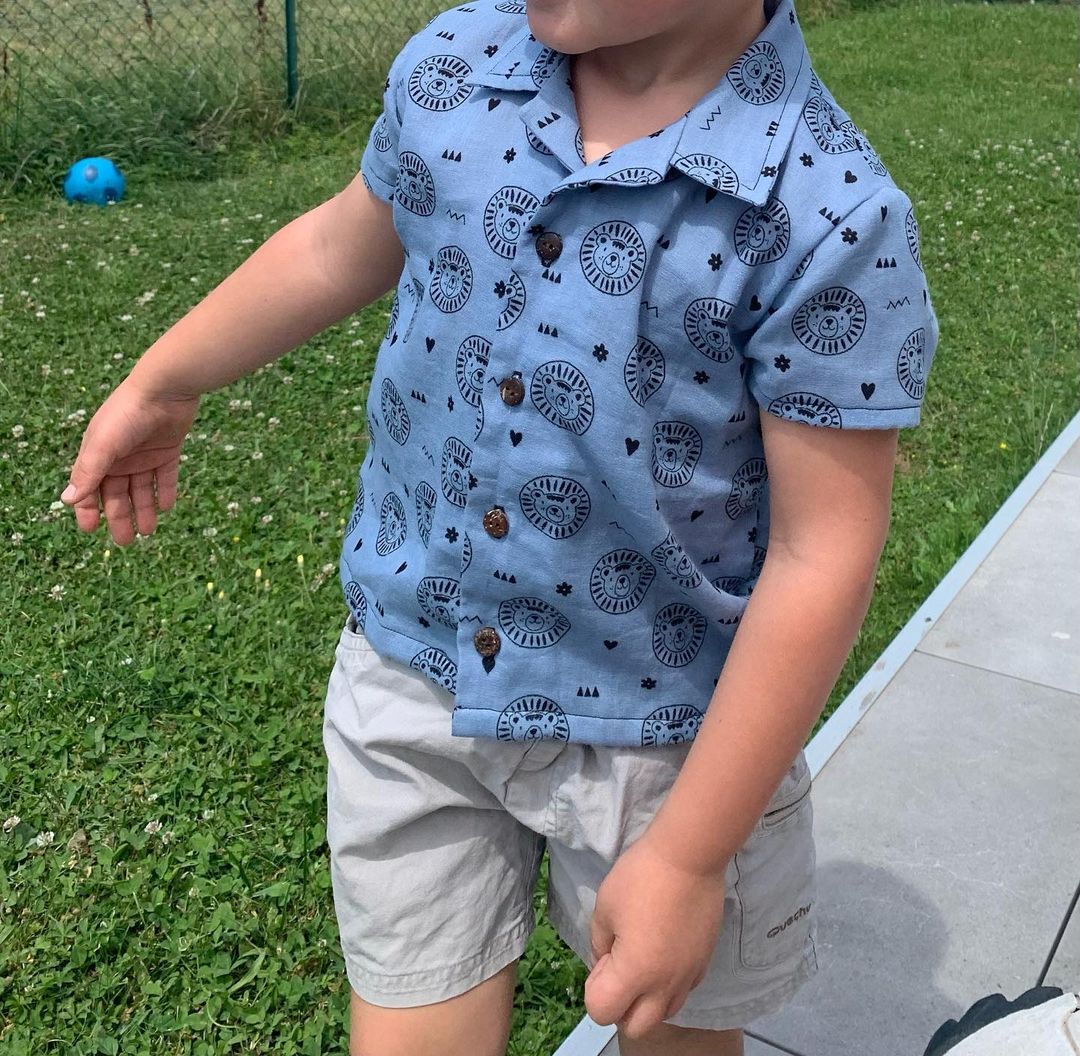 Chemise Alek manches courtes enfants
