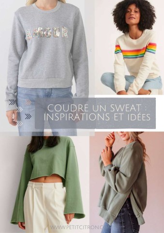 Inspiration et idées pour coudre un sweat