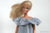 Patron robe épaules nues volantée pour Barbie – Image 2