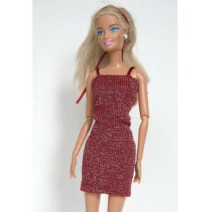 DIY Robe moulante Barbie et poupées mannequins
