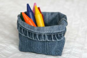 vide poche denim