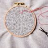 Grille de broderie: doodle floral