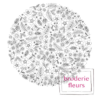 Grille de broderie: fleurs