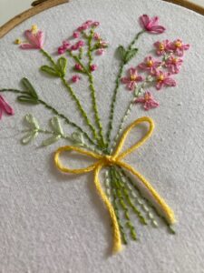 noeud sur broderie
