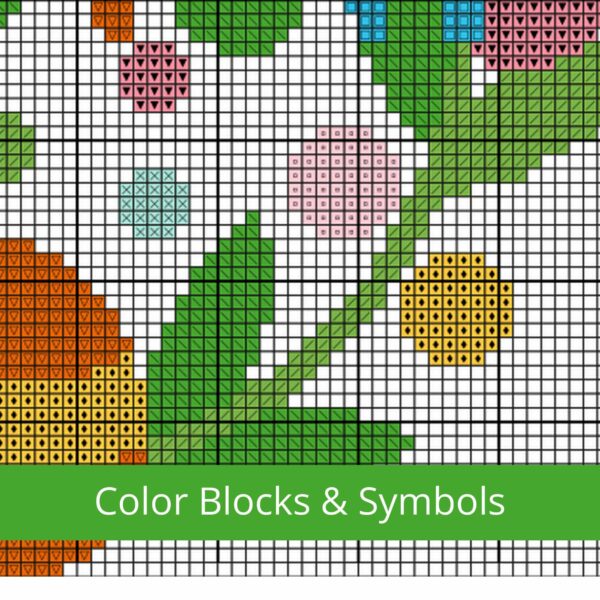 couleurs et symboles Happy easter