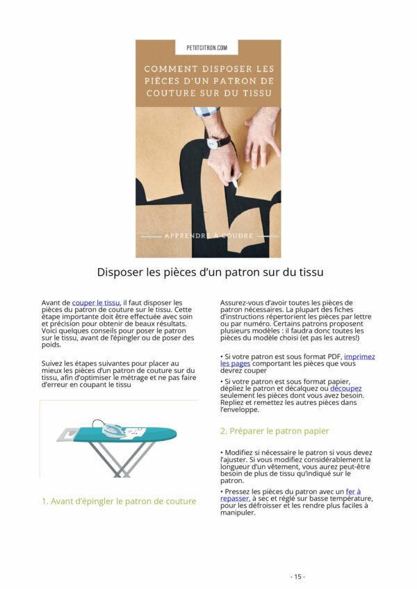 Ebook "Suivre un patron de couture" – Image 3