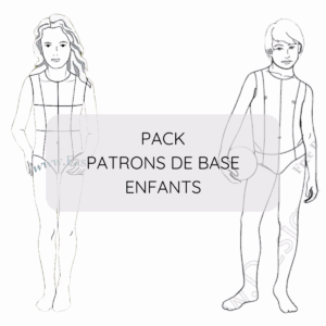 Pack patrons de base enfant - 3-14 ans