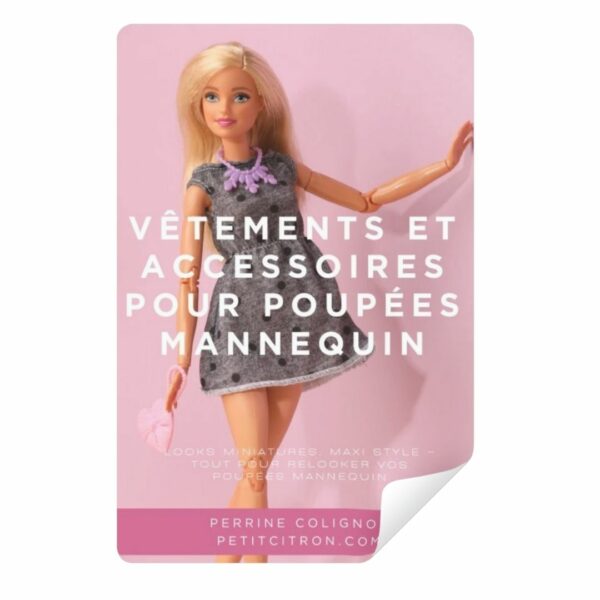 Ebook "Vêtements et accessoires pour poupées mannequin"