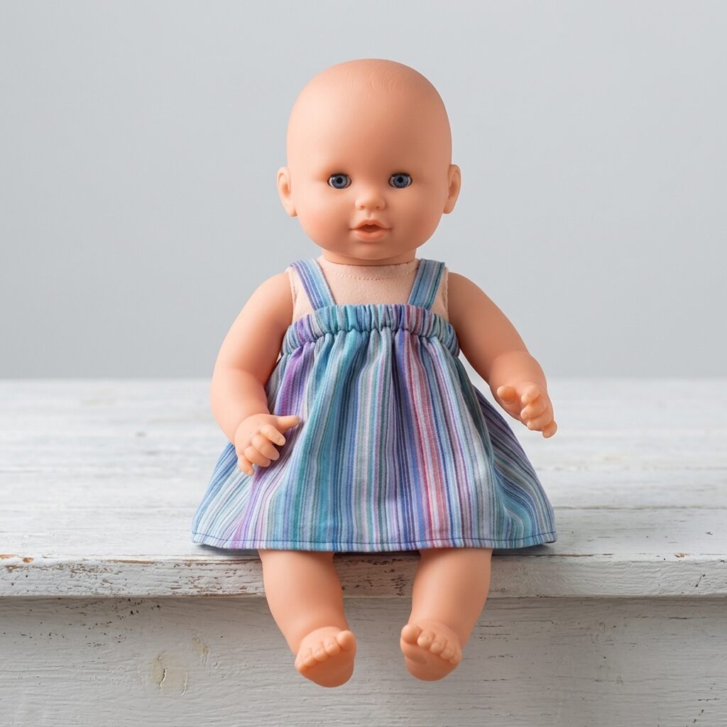 Robe poupée facile à coudre