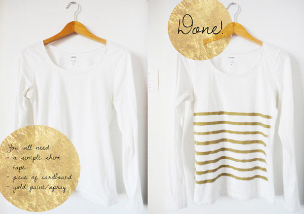 tshirt-rayé-or tshirt rayé or