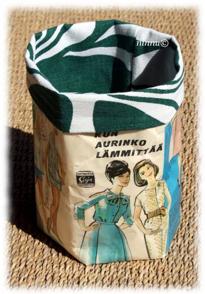 vide poche patron vintage