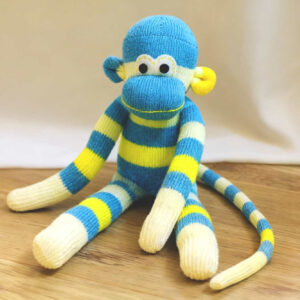 singe chaussette