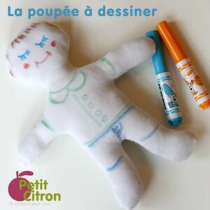 poupée à dessiner