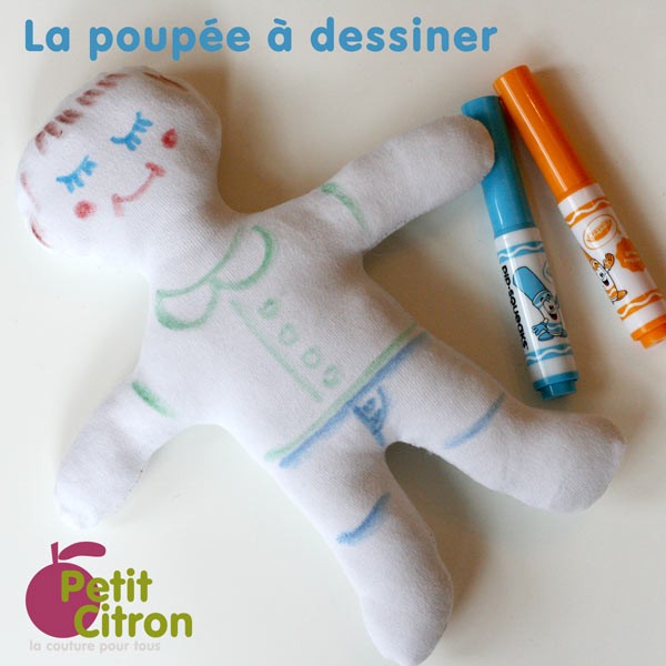 poupée à dessiner
