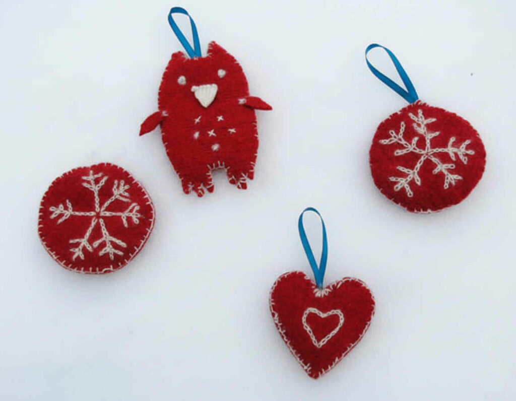 deco noel recyclage pull
