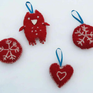 Recycler un vieux pull en adorables décorations de Noël