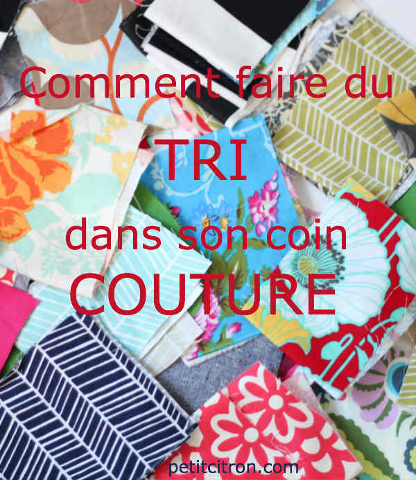 Comment désencombrer votre atelier couture (ou votre coin couture)