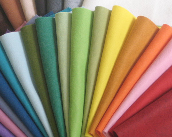 feutrine de laine pour les peluches