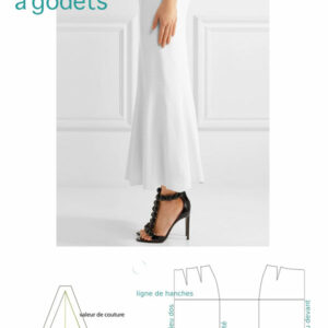 jupe longue godets