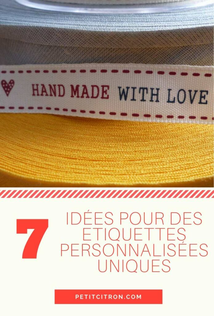 7 idées d&rsquo;étiquettes personnalisées