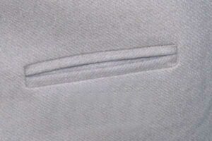 Les fentes passepoilées