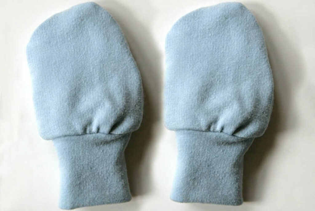 Moufles sans pouce pour bébé