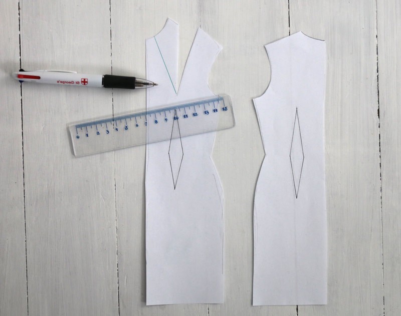 robe plissee encolure pince trace epaule petitcitron