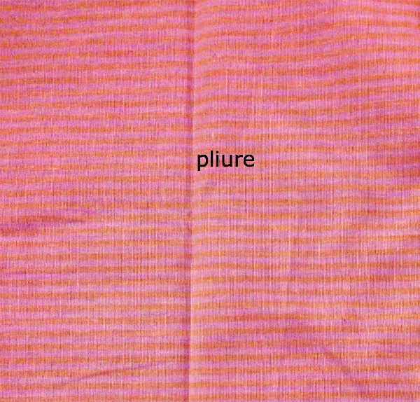 tissu pli froisse