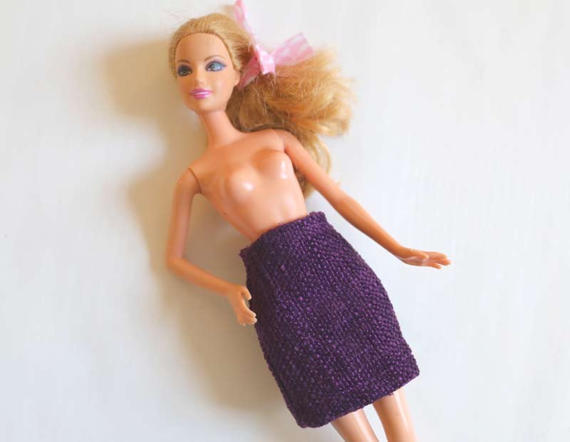 jupe crayon barbie
