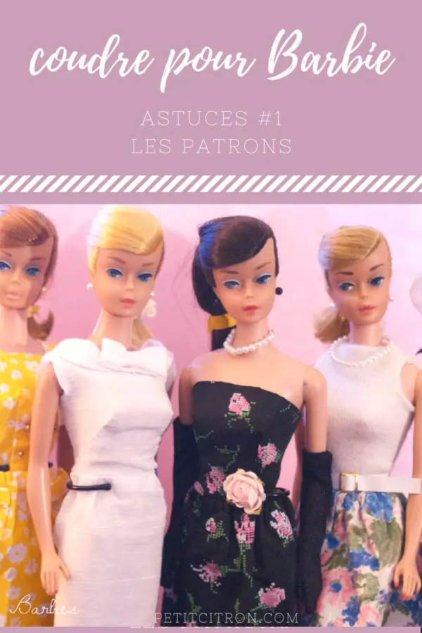 Astuces pour coudre vêtements poupées mannequins (comme Barbie) coutures